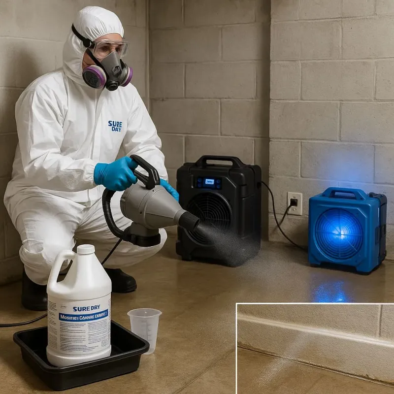 Sanitization and Odor Removal process in Tenafly, NJ